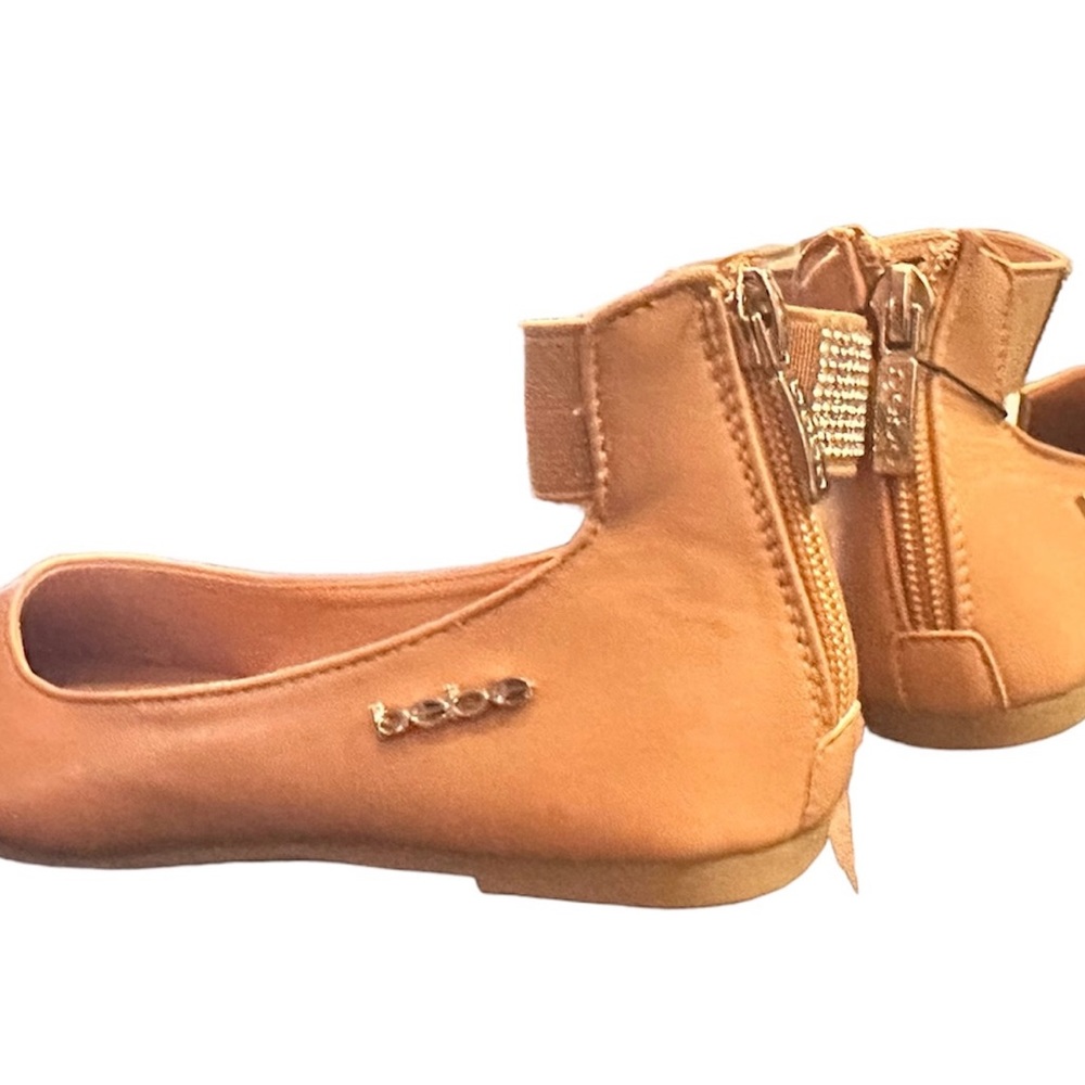 Little Girls Size 12 Tan BeBe Sandals Blinging Glam